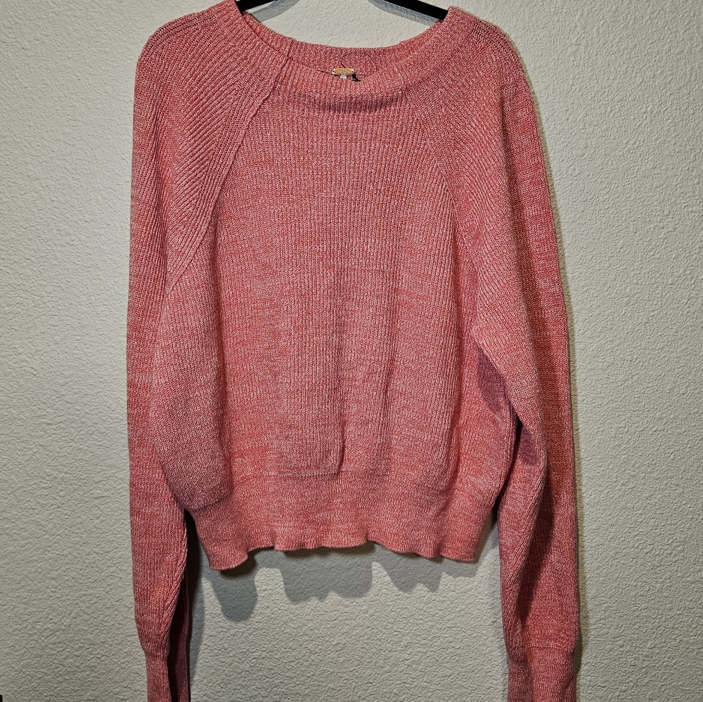 NWOT Free People Pullover Knit Sweater Size XL